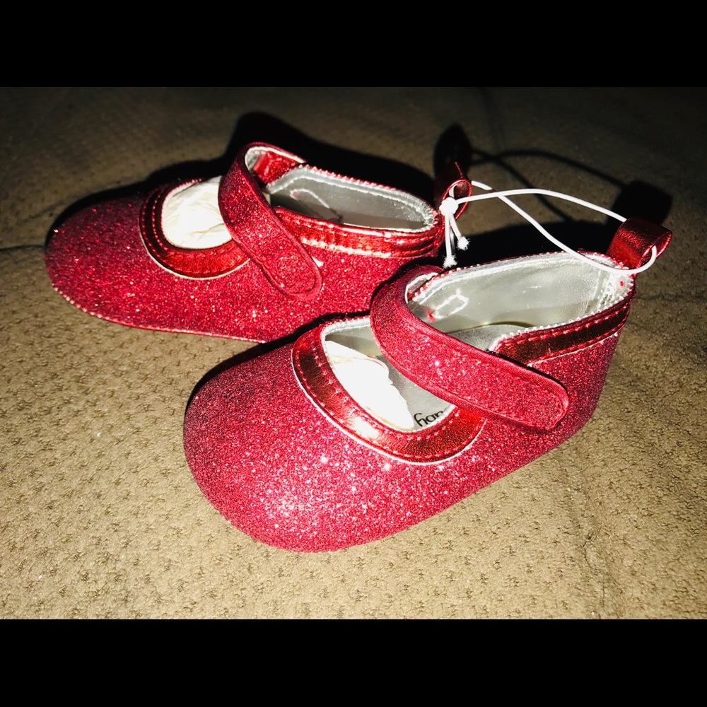 🆕Koala Baby Girl’s Red Slip on Dress Shoes Size 2 - Picture 3 of 8